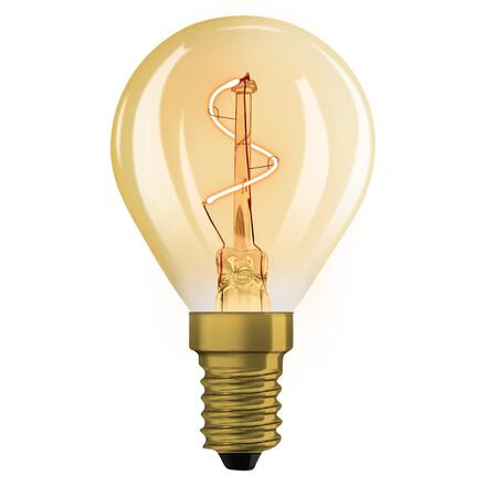 LEDVANCE Vintage 1906 Classic P Spiral Filament 1.8W 822 Gold E14 4099854551901