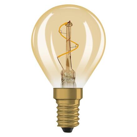 LEDVANCE Vintage 1906 Classic P Spiral Filament 1.8W 822 Gold E14 4099854551901