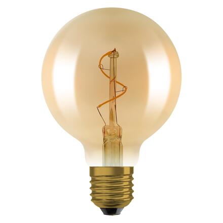 LEDVANCE Vintage 1906 Globe 80 Spiral Filament 1.8W 822 Gold E27 4099854551925