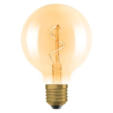 LEDVANCE Vintage 1906 Globe 80 Spiral Filament 1.8W 822 Gold E27 4099854551925