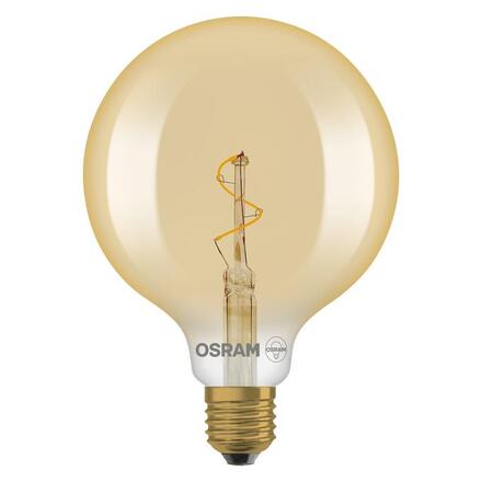 LEDVANCE Vintage 1906 Globe 125 Spiral Filament 1.8W 822 Gold E27 4099854551987