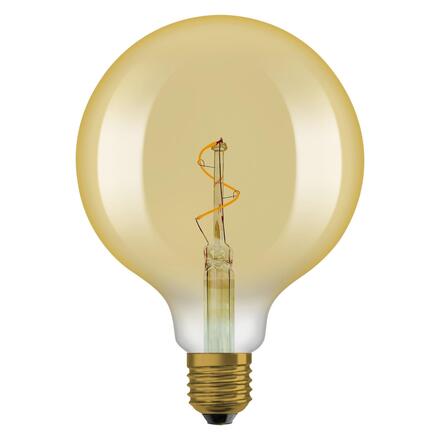 LEDVANCE Vintage 1906 Globe 125 Spiral Filament 1.8W 822 Gold E27 4099854551987