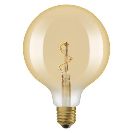 LEDVANCE Vintage 1906 Globe 125 Spiral Filament 1.8W 822 Gold E27 4099854551987