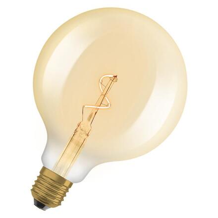 LEDVANCE Vintage 1906 Globe 125 Spiral Filament 1.8W 822 Gold E27 4099854551987