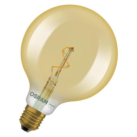 LEDVANCE Vintage 1906 Globe 125 Spiral Filament 1.8W 822 Gold E27 4099854551987