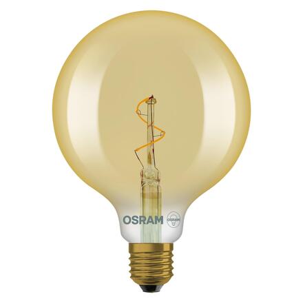LEDVANCE Vintage 1906 Globe 125 Spiral Filament 1.8W 822 Gold E27 4099854551987