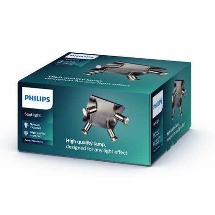 Philips CARREA SVÍTIDLO BODOVÉ 4xGU10 max. 50W, 230V, nikl