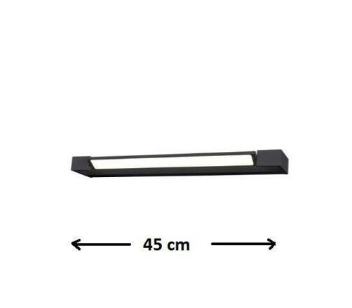 LED Koupelnové nástěnné svítidlo AZzardo Dali 45 4000K black AZ2893 12W 1440lm 4000K IP44 45cm černé