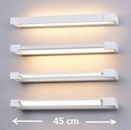 LED Koupelnové nástěnné svítidlo AZzardo Dali 45 4000K black AZ2893 12W 1440lm 4000K IP44 45cm černé