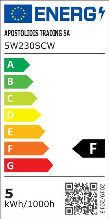 ACA Lighting LED MR16 230V 5W 6000K 105st. 460lm Ra80 5W230SCW