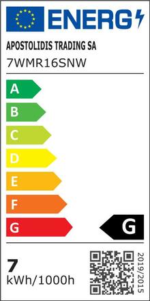 ACA SMD LED 7W MR16 Pro Ra≥80 4000K GU5,3