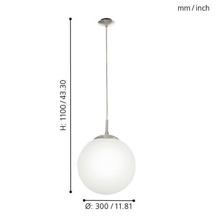 EGLO Závěsné svítidlo RONDO 85263