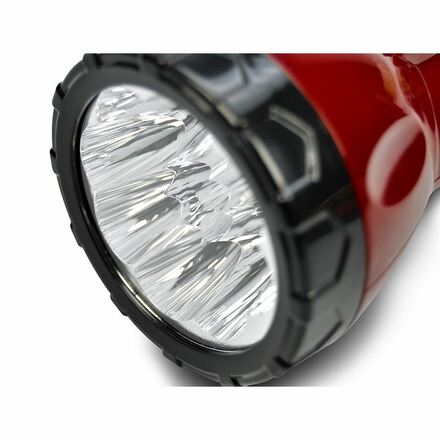 Solight LED nabíjecí svítilna, 9 x LED, červenočerná, plug-in WN10