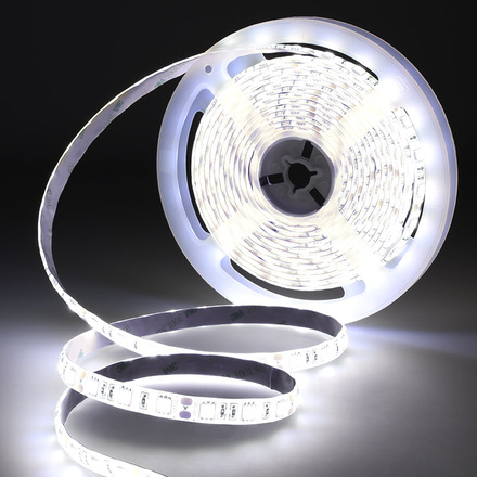 Solight LED světelný pás, 5m, SMD5050 60LED/m, 14,4W/m, IP65, studená bílá WM604