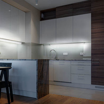 Solight LED kuchyňské svítidlo T5, vypínač, 13W, 4100K, 84cm WO204