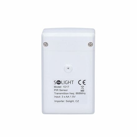 Solight doplňkový PIR senzor pro GSM alarmy 1D11 a 1D12 1D17