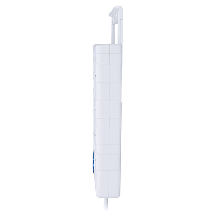 Solight přepěťová ochrana, 8z, USB A+C, 2m, bílá PO80