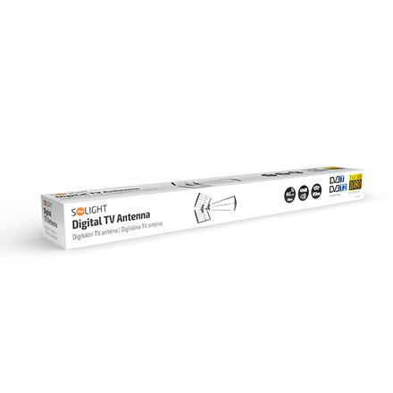 Solight venkovní DVB-T anténa, 17dB, UHF, 21. - 60. kanál, LTE/4G filtr HN53-LTE