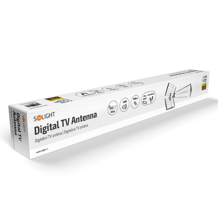 Solight venkovní anténa, DVB-T2, 39dB HN59-LTE