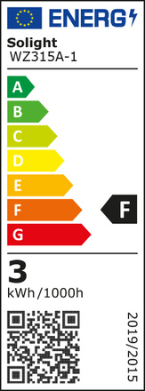 Solight LED žárovka, bodová , 3W, GU10, 4000K, 260lm, bílá WZ315A-1