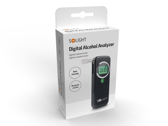 Solight alkohol tester, 0,0 - 1,5‰ BAC, citlivost 0,2‰ 1T07