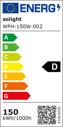 Solight high bay, 150W, 21000lm, 120°, Philips, MW, 5000K, UGR WPH-150W-002