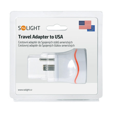 Solight cestovní adaptér do Spojených států, typ B PA01-USA