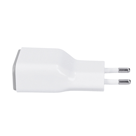 Solight USB nabíjecí adaptér, fast charge: 1x USB Qualcomm, 5V2A/9V1.5A/12V1A, AC 230V, bílošedý DC51