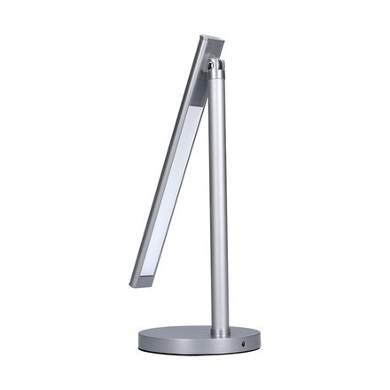 Solight LED stolní lampička, 7W, stmívatelná, změna chromatičnosti, stříbrná barva WO53-S