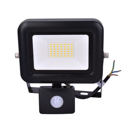Solight LED reflektor PRO se senzorem, 30W, 2760lm, 5000K, IP44 WM-30WS-L