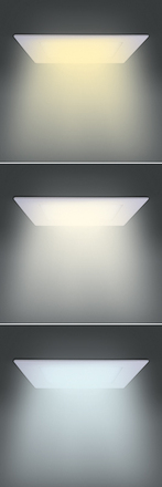 Solight LED mini panel CCT, podhledový, 24W, 1800lm, 3000K, 4000K, 6000K, čtvercový WD145