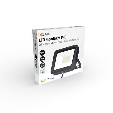 Solight LED reflektor PRO, 100W, 9200lm, 5000K, IP65 WM-100W-L