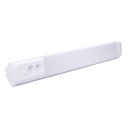 Solight LED kuchyňské svítidlo, 2x zásuvka, vypínač, 10W, 4100K, 51cm WO213