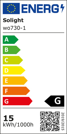 Solight LED venkovní osvětlení, přisazené, čtvercové, IP54, 15W, 1150lm, 4000K, 22cm WO730-1