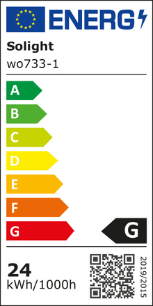 Solight LED venkovní osvětlení, přisazené, kulaté, IP54, 24W, 1920lm, 4000K, 28cm WO733-1