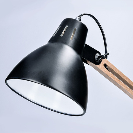 Solight stolní lampa Falun, E27, černá WO57-B