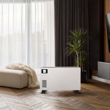 Solight horkovzdušný konvektor 2300W, LCD, ventilátor, časovač, nastavitelný termostat KP02