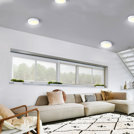 Solight LED mini panel CCT, přisazený, 18W, 1530lm, 3000K, 4000K, 6000K, kulatý WD172