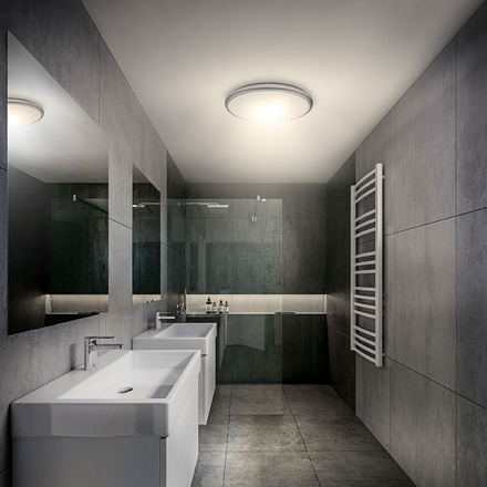 Solight LED osvětlení s ochranou proti vlhkosti, IP54, 24W, 2150lm, 3CCT, 38cm WO797