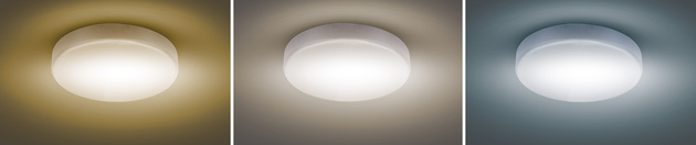 Solight LED osvětlení LECCE s dálkový ovladačem, 36W, 2160lm, 30cm, změna chromatičnosti, stmívatelné, bílá WO798