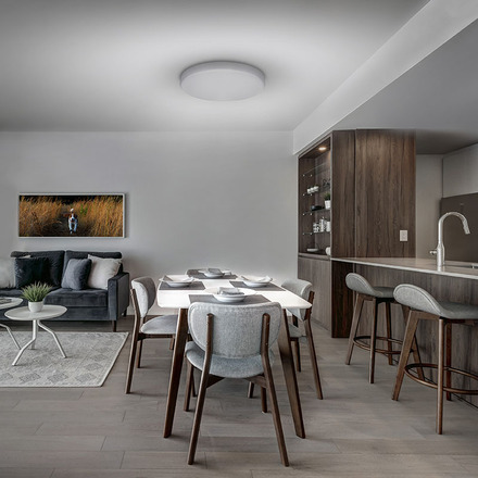 Solight LED osvětlení LECCE s dálkový ovladačem, 50W, 3000lm, 40cm, změna chromatičnosti, stmívatelné, bílá WO799