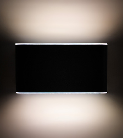 Solight LED venkovní nástěnné osvětlení Modena, 12W, 800lm, 3CCT, černá WO800-B-1