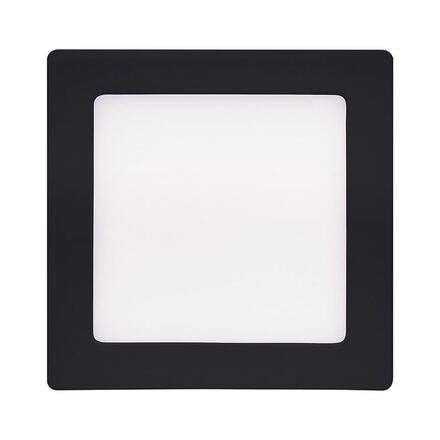 Solight LED mini panel CCT, přisazený, 12W, 900lm, 3000K, 4000K, 6000K, čtvercový, černá barva WD171-B