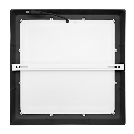 Solight LED mini panel CCT, přisazený, 24W, 1800lm, 3000K, 4000K, 6000K, čtvercový, černá barva WD175-B