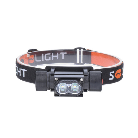 Solight LED čelová nabíjecí svítilna, 650lm, Li-ion, USB WN41