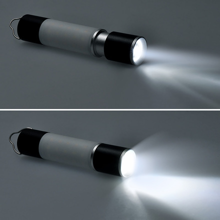 Solight LED nabíjecí ruční svítilna s kampingovou lucernou, 250lm, power bank, Li-Ion WN43
