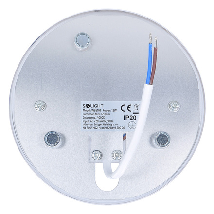 Solight LED světelný zdroj do stropních světel, 12W, 1200lm, 4000K, 130mm WZ6101
