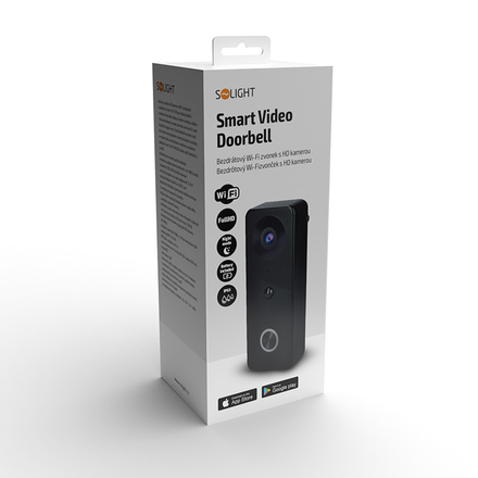 Solight bezdrátový WIFI zvonek s HD kamerou 1L202
