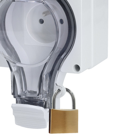 Solight dvojzásuvka IP66, vodotěsná a prachotěsná 5B352