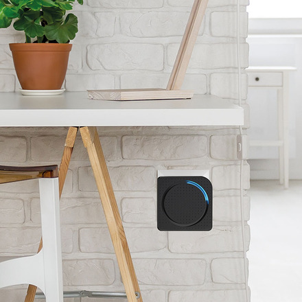 Solight 2x bezdrátový zvonek, do zásuvky, 200m, černý, learning code 1L67BDZ